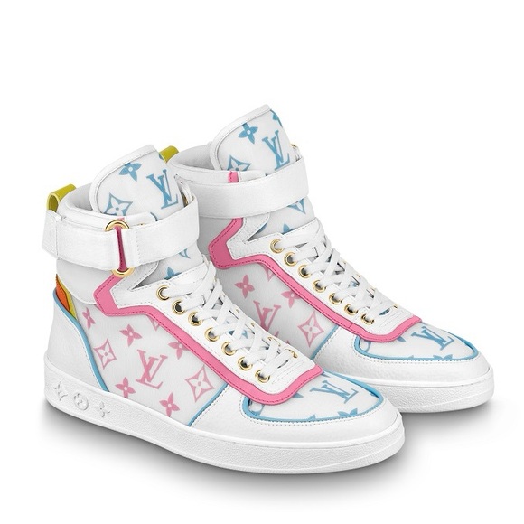 Louis Vuitton Boombox Pastels Monogram Nylon Sneakers